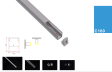 ALUMINIJSKI PROFIL C100