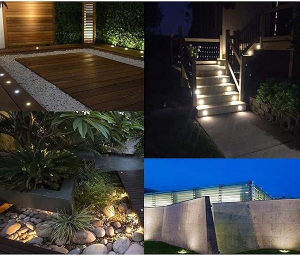 LED vanjski ugradbeni spotlight Snaga 7W 3000K 100*90mm IP67- srebrna