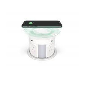 Niska izvlačna utičnica (Wireless)UTP/HDMI- bijela