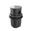 Niska izvlačna utičnica 3EU+USBA/C+QI15W stakleni vrh