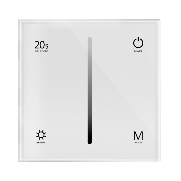 LED touch DIMER prekidač - T1-1-W