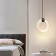 Stropna viseća LED svjetiljka Snaga 7W 3000K- biserno crna