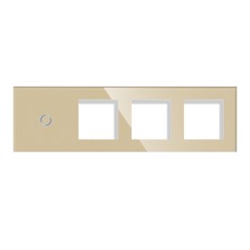 1 Tipka & 1 Okvir & 1 Okvir & 1 Okvir Stakleni panel 
