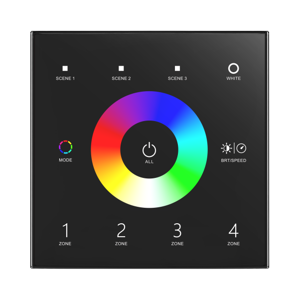 LED touch DIMER prekidač - crni