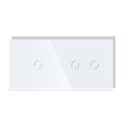 Dvostruki stakleni panel 1+2 - bijela