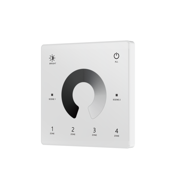 LED RF touch daljinski za dimanje 4zone - bijeli