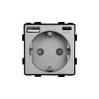 Modul / EU utičnica 16A sa USB A+C 3.1A 20W brzi punjač