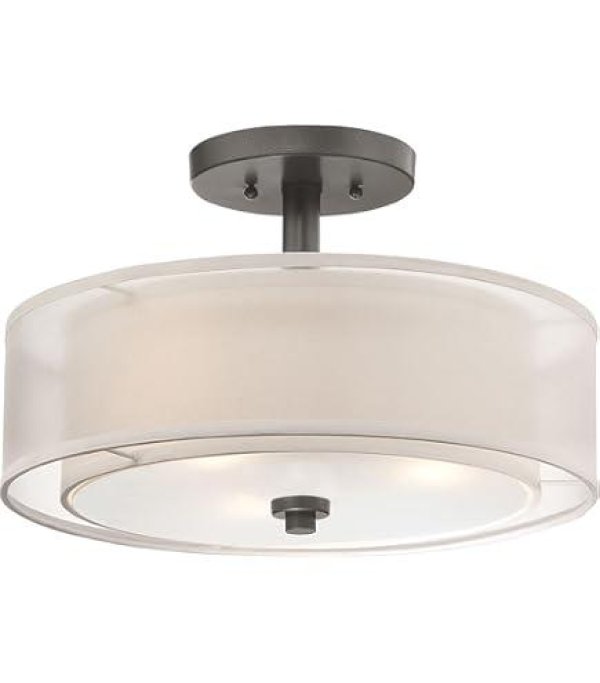 Stropna LED lampa 450*290mm E27/3*40W