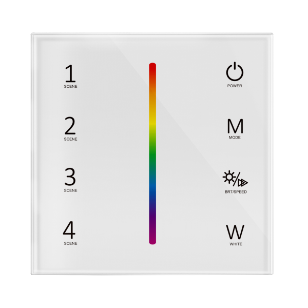 LED touch DIMER prekidač RGBW - T4-1-B