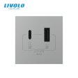Modul / USB-1A1C 36W - sivi