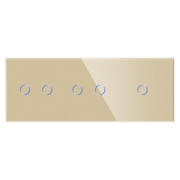 Trostruki stakleni panel 5g(2+2+1) 86*228- crna