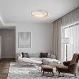 Stropna LED plafonjera fi400*H140mm iron+acry 3000K 12W- bijela