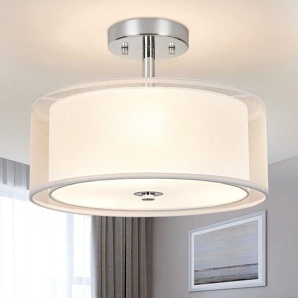 Stropna LED lampa 450*290mm E27/3*40W