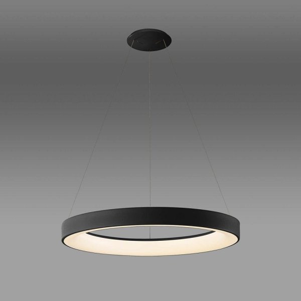 Stropna visilica RING fi600 dimming+RF- 3CCT- 60W- bijela